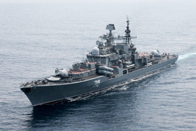 Корабли ВМФ России провели учения на Каспии